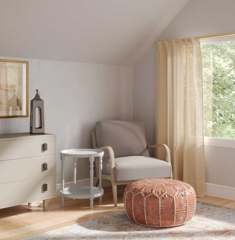 Eclectic, Bohemian, Farmhouse, Global Bedroom Design by Havenly Interior Designer Erin