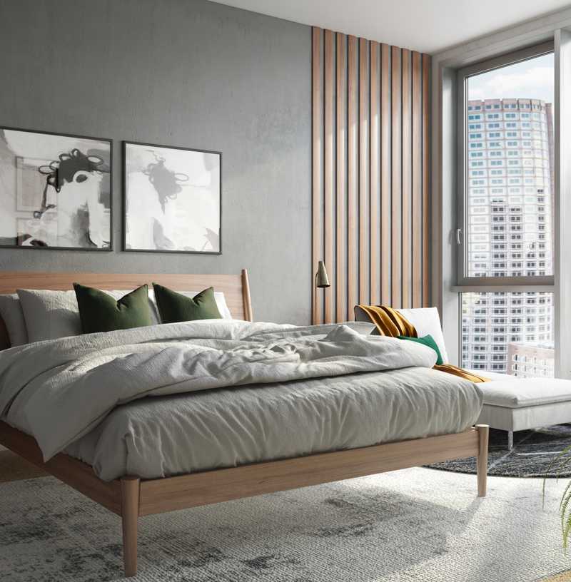 Modern, Midcentury Modern Bedroom Design by Havenly Interior Designer Anny