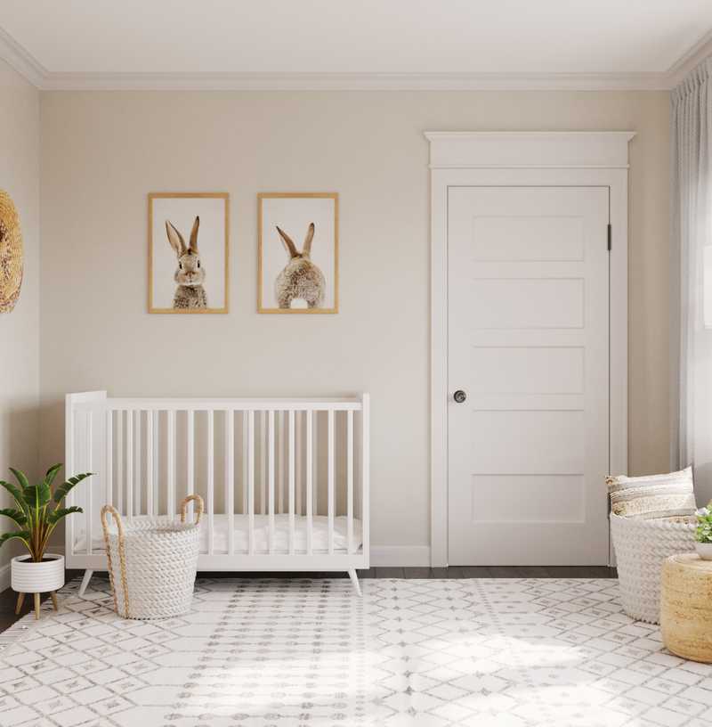 Contemporary, Bohemian Nursery Design by Havenly Interior Designer Jonica