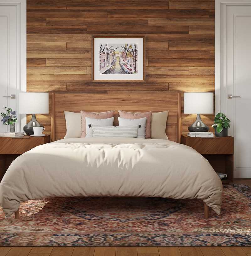 Modern, Midcentury Modern, Scandinavian Bedroom Design by Havenly Interior Designer Carla