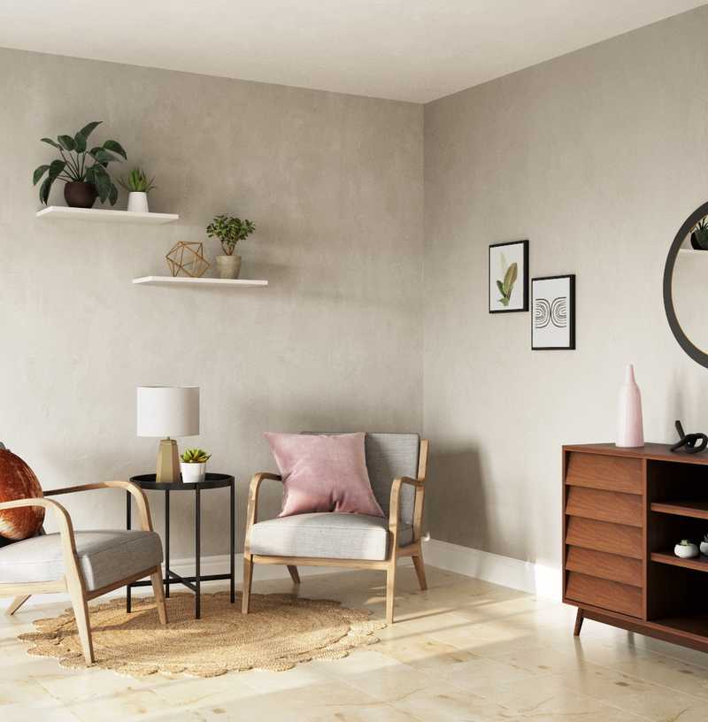 Modern, Bohemian, Midcentury Modern, Scandinavian Not Sure Yet Design by Havenly Interior Designer Claire