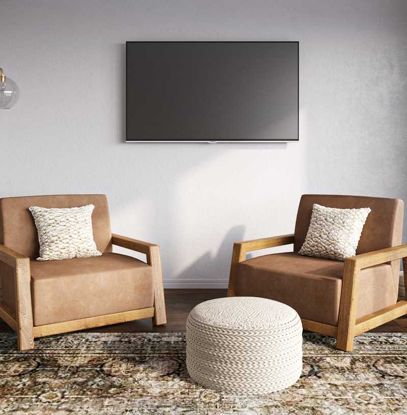 Modern, Bohemian, Traditional, Midcentury Modern Living Room Design by Havenly Interior Designer Legacy