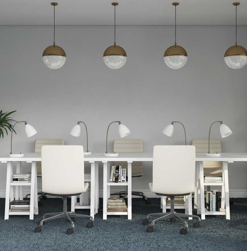 Eclectic, Rustic Office Design by Havenly Interior Designer Sofia