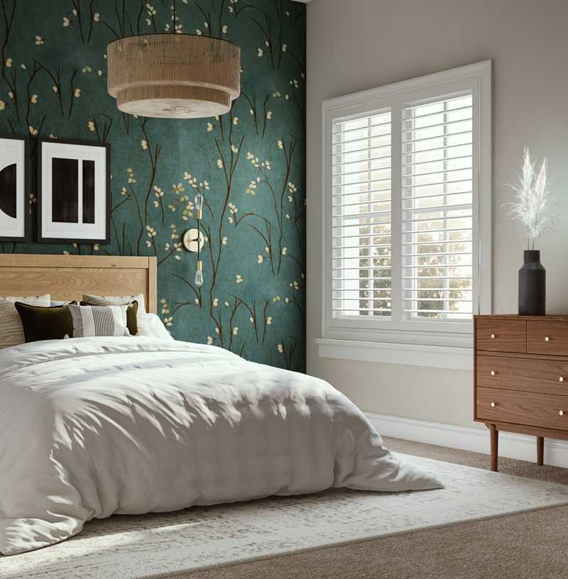 Modern, Midcentury Modern Bedroom Design by Havenly Interior Designer Shilpi