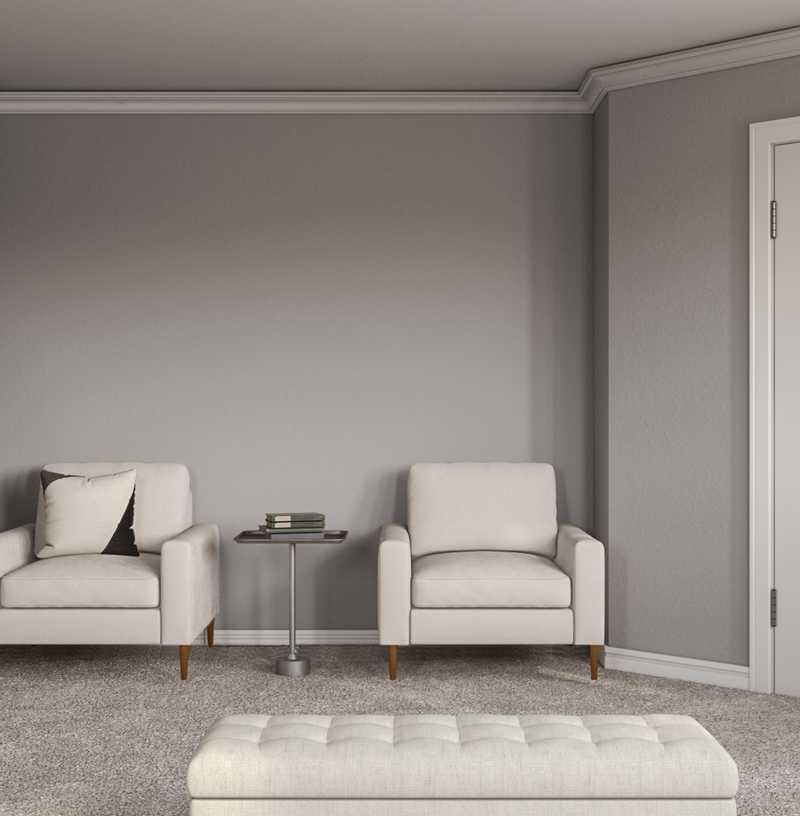 Midcentury Modern, Scandinavian Bedroom Design by Havenly Interior Designer Athena