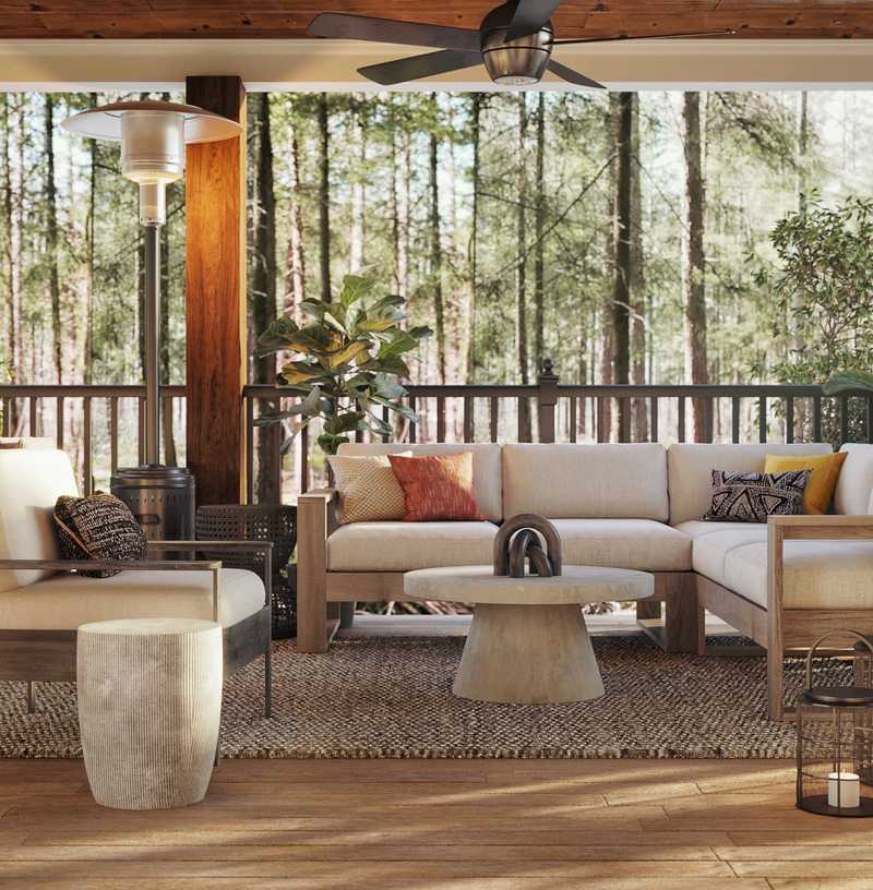 Modern, Scandinavian Outdoor Space Design by Havenly Interior Designer Emmanuel