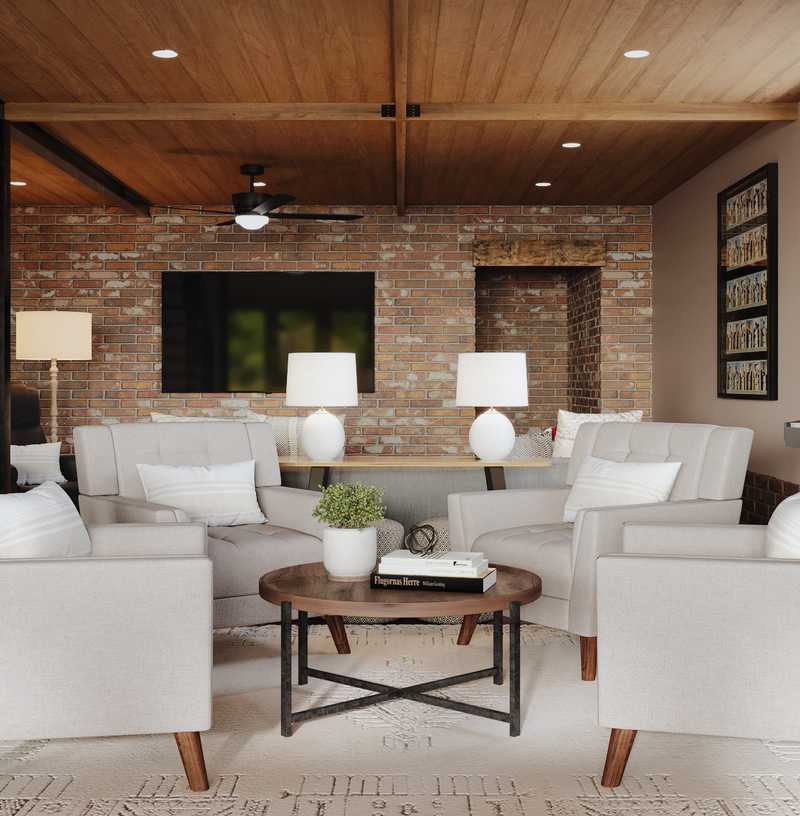 Industrial, Farmhouse, Rustic Not Sure Yet Design by Havenly Interior Designer Lisa