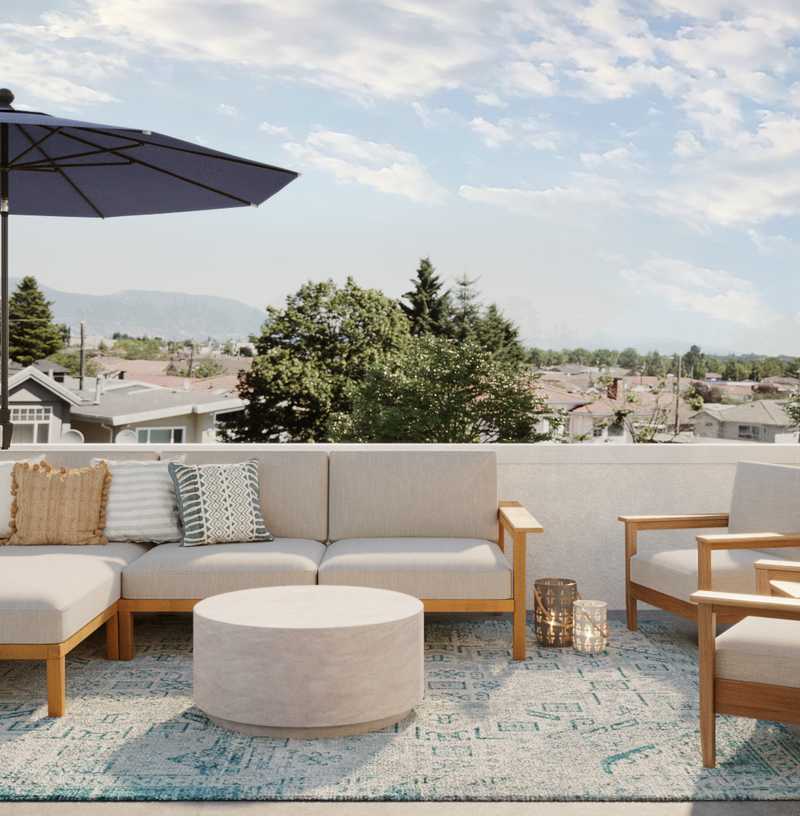 Modern, Bohemian, Global, Midcentury Modern Outdoor Space Design by Havenly Interior Designer Priscila