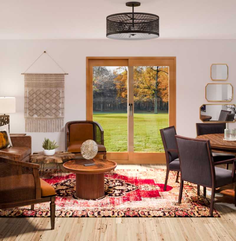 Industrial, Farmhouse Playroom Design by Havenly Interior Designer Dayana