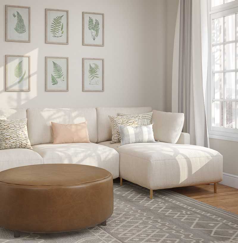 Modern, Classic, Farmhouse Living Room Design by Havenly Interior Designer Alyssa