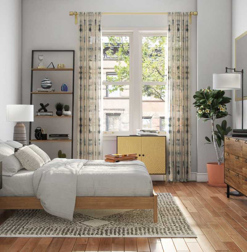 Modern, Bohemian, Midcentury Modern, Scandinavian Bedroom Design by Havenly Interior Designer Hayley