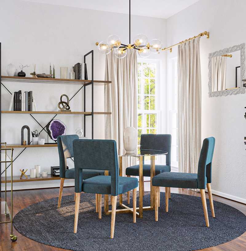 Contemporary, Modern, Midcentury Modern Dining Room Design by Havenly Interior Designer Hayley