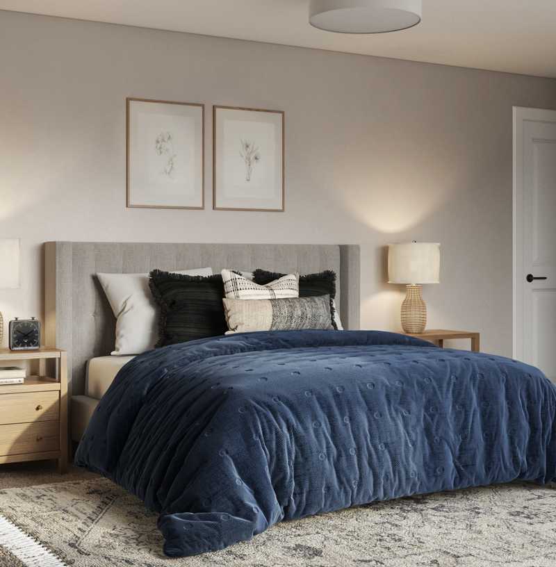 Bohemian, Traditional, Transitional Bedroom Design by Havenly Interior Designer Brianna