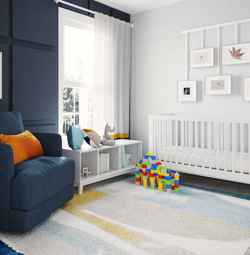 Bohemian, Scandinavian Nursery Design by Havenly Interior Designer Sydney