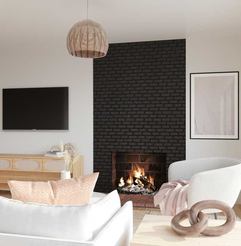 Modern, Minimal, Scandinavian Living Room Design by Havenly Interior Designer Nadine