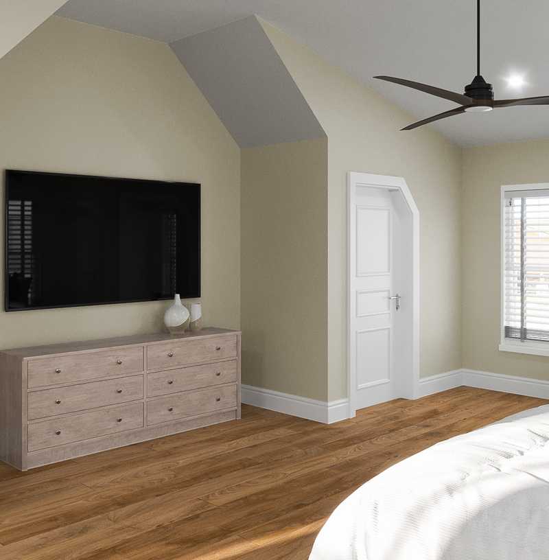 Bohemian, Midcentury Modern, Scandinavian Bedroom Design by Havenly Interior Designer Karina
