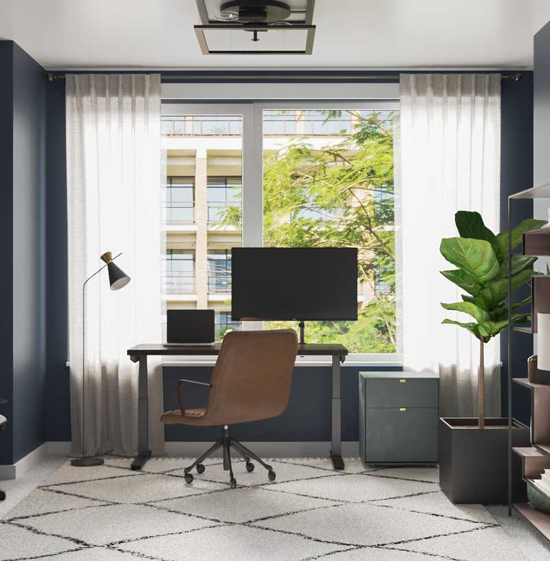 Contemporary, Modern, Classic, Midcentury Modern Office Design by Havenly Interior Designer David