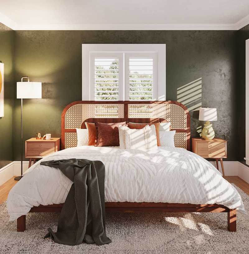 Bohemian, Scandinavian Bedroom Design by Havenly Interior Designer Kayti