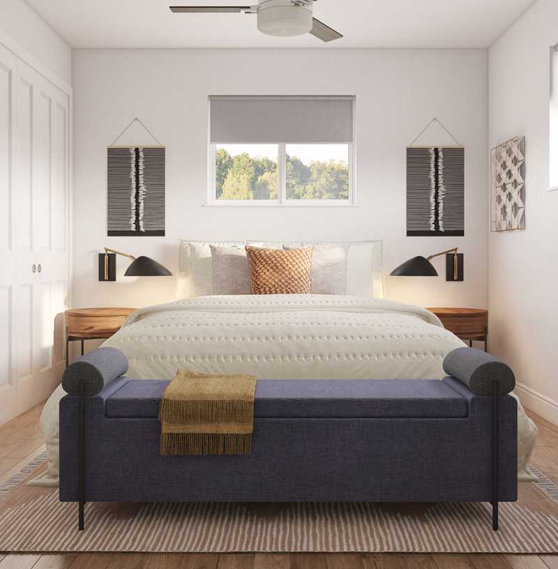 Modern, Eclectic, Scandinavian Bedroom Design by Havenly Interior Designer Nicole