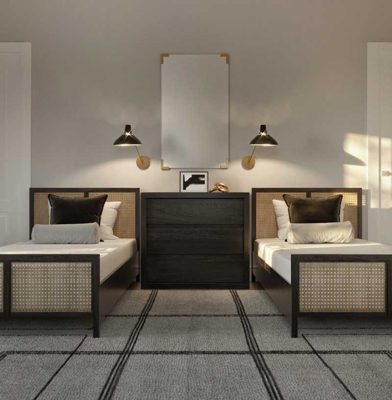 Contemporary, Modern, Coastal Bedroom Design by Havenly Interior Designer Katherine