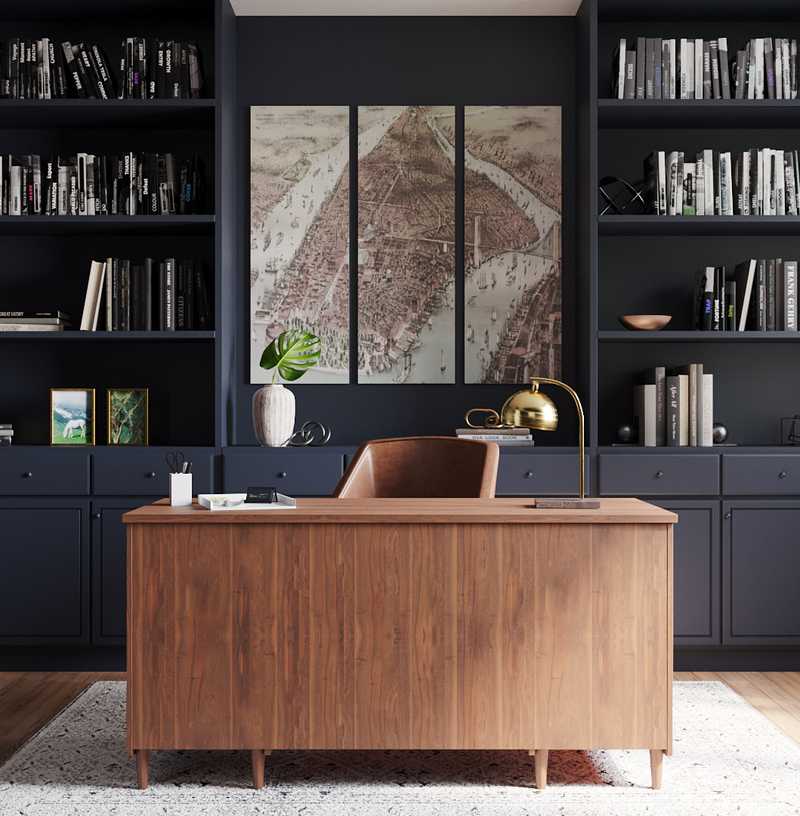Modern, Farmhouse Office Design by Havenly Interior Designer Sydney