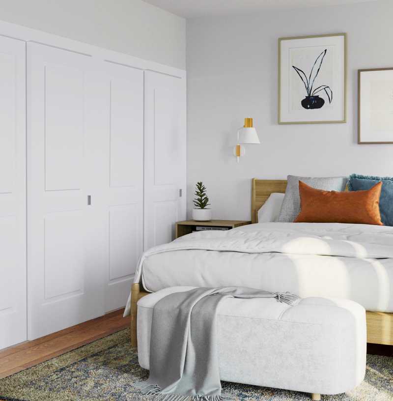 Midcentury Modern Bedroom Design by Havenly Interior Designer Ana