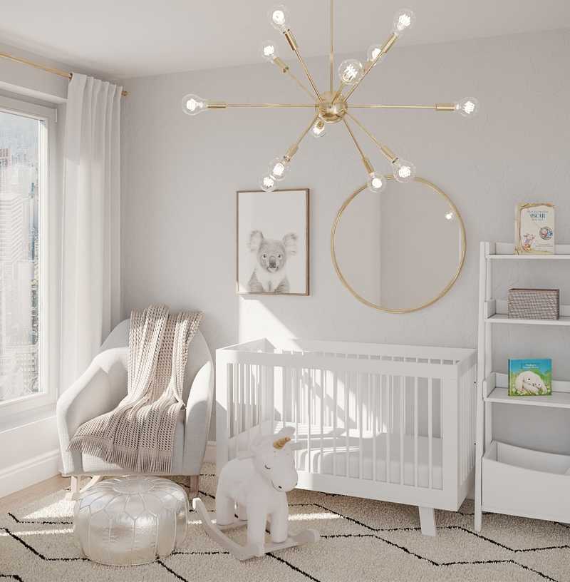 Contemporary, Modern, Bohemian Nursery Design by Havenly Interior Designer Angeles