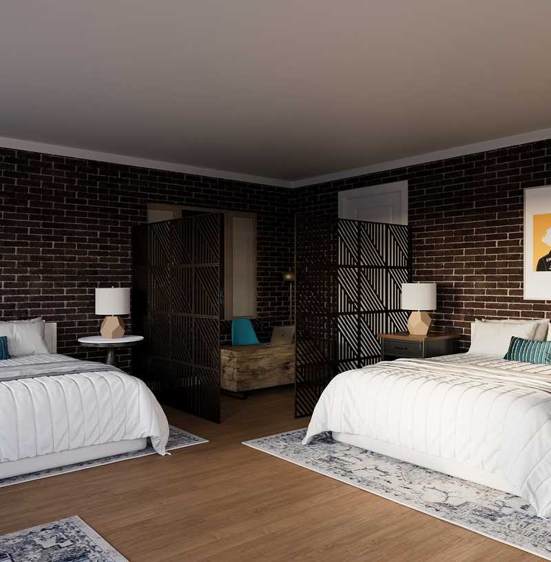 Midcentury Modern Playroom Design by Havenly Interior Designer Briana