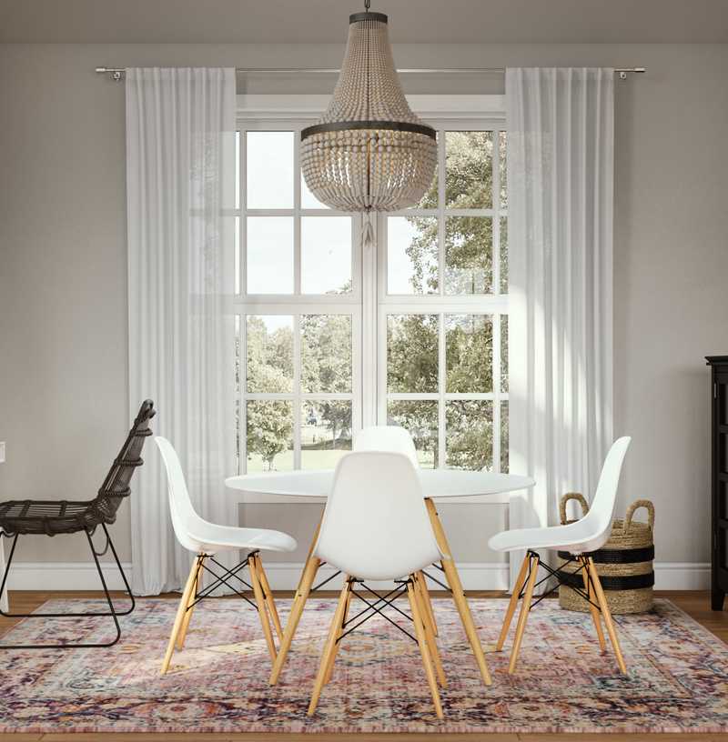 Bohemian, Midcentury Modern Playroom Design by Havenly Interior Designer Erin