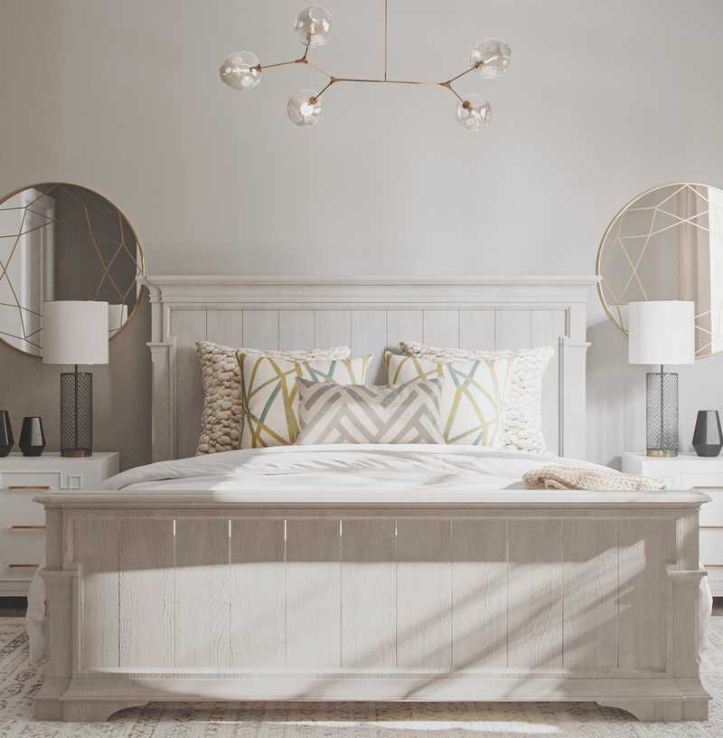 Classic, Glam Bedroom Design by Havenly Interior Designer Tyara