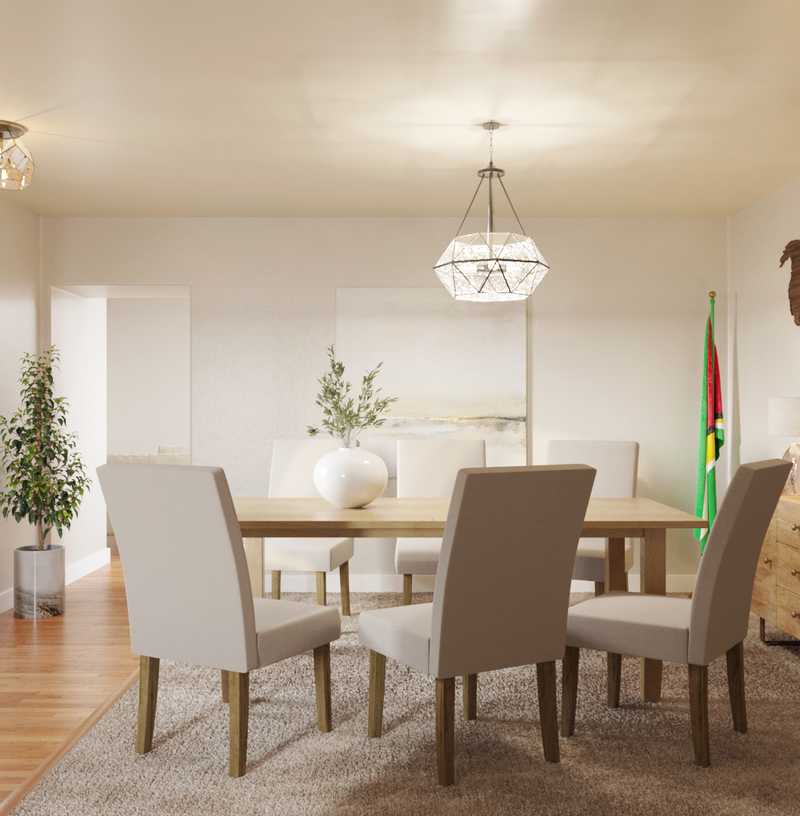 Contemporary, Traditional, Farmhouse Dining Room Design by Havenly Interior Designer Freddi