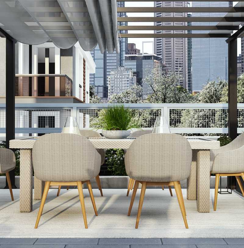 Contemporary Outdoor Space Design by Havenly Interior Designer Melisa