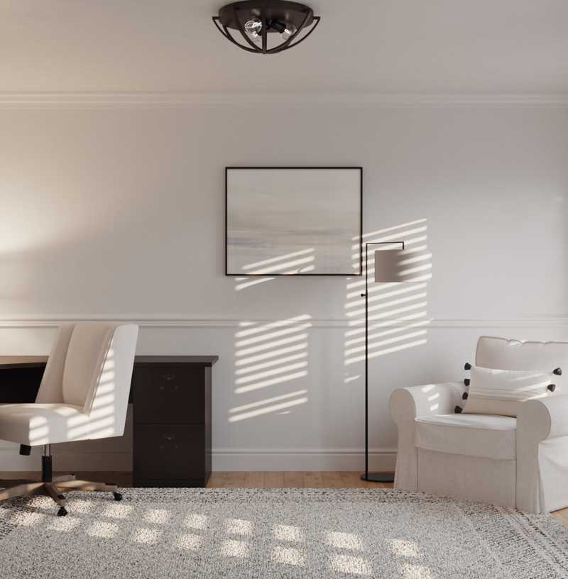 Farmhouse Office Design by Havenly Interior Designer Melissa