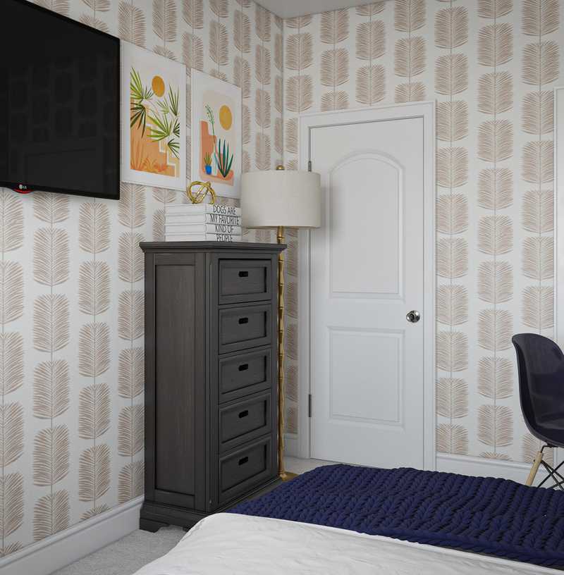 Modern, Classic, Glam, Midcentury Modern, Minimal Bedroom Design by Havenly Interior Designer Kitty