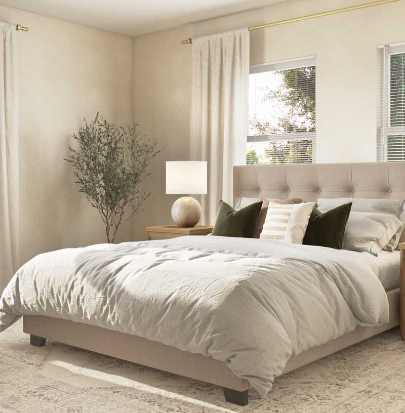 Contemporary, Rustic, Transitional, Midcentury Modern, Minimal Bedroom Design by Havenly Interior Designer Tara