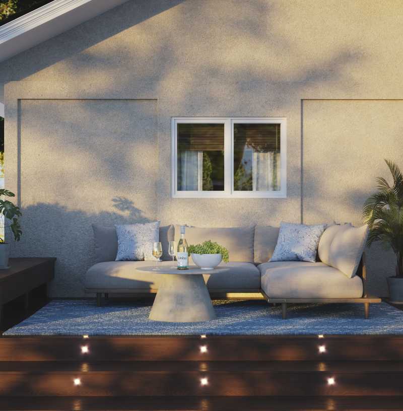 Contemporary, Modern, Classic, Coastal Outdoor Space Design by Havenly Interior Designer Sarah