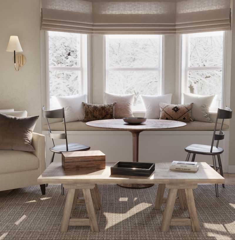 Classic Contemporary Living Room Design by Havenly Interior Designer Adan