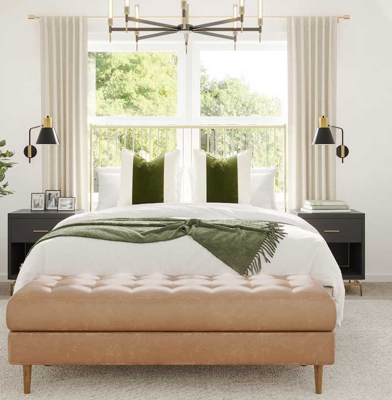 Modern, Midcentury Modern Bedroom Design by Havenly Interior Designer Isabel