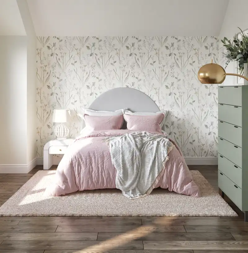 Modern, Bohemian, Glam Nursery Design by Havenly Interior Designer Alycia