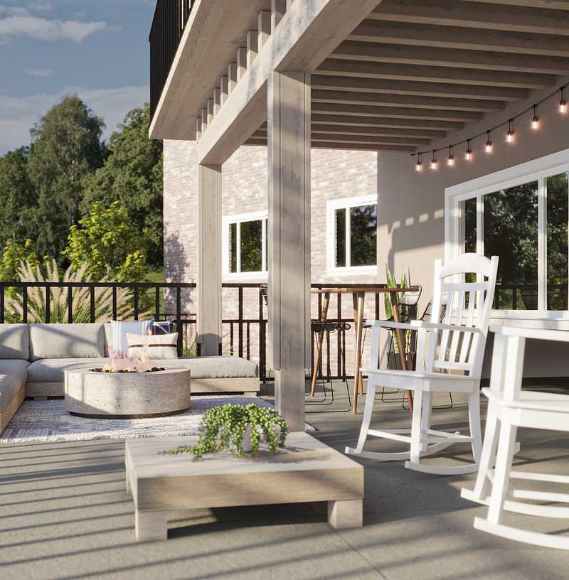 Bohemian, Minimal, Scandinavian Outdoor Space Design by Havenly Interior Designer Jacqueline