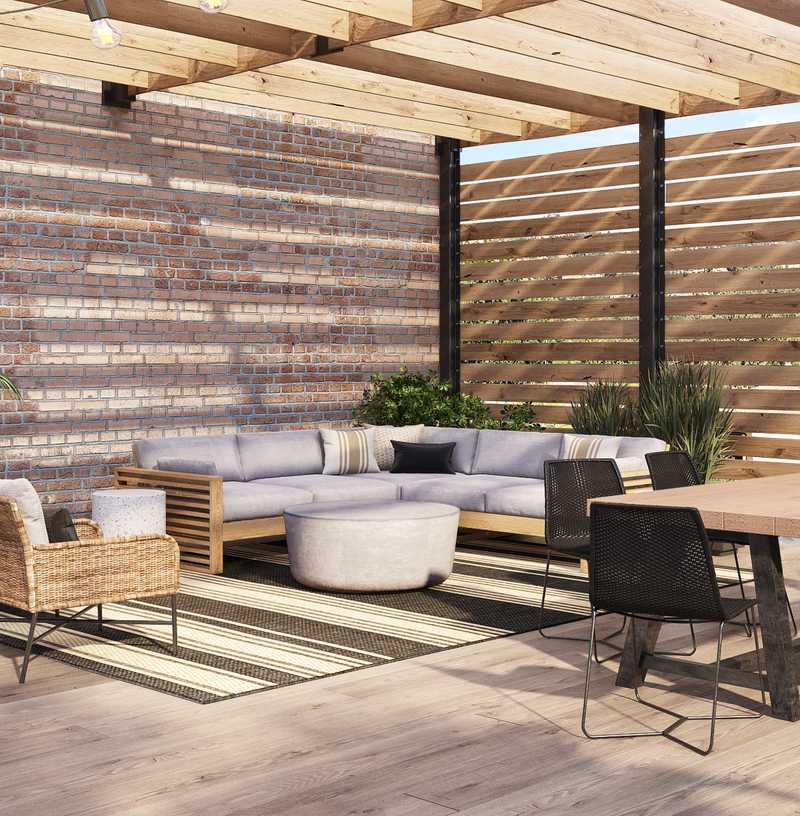Contemporary, Modern, Scandinavian Outdoor Space Design by Havenly Interior Designer Anny
