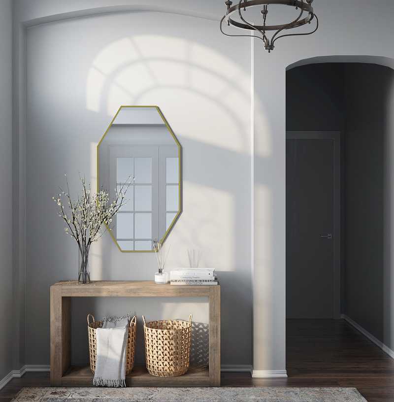 Farmhouse Entryway Design by Havenly Interior Designer Jessica