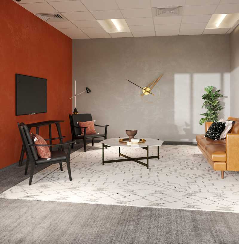 Modern, Midcentury Modern, Scandinavian Office Design by Havenly Interior Designer Taylor