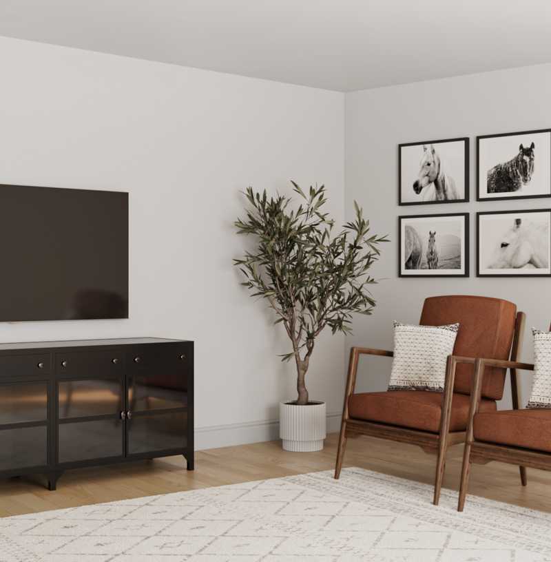 Contemporary, Modern, Classic, Transitional Living Room Design by Havenly Interior Designer Ellis