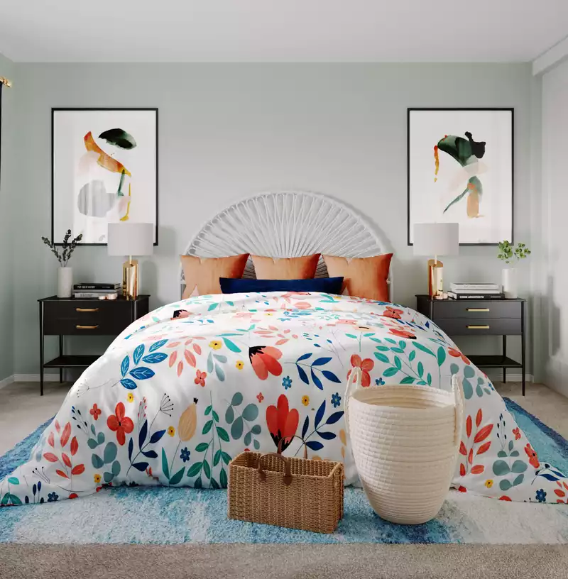 Modern, Midcentury Modern Bedroom Design by Havenly Interior Designer Francisco