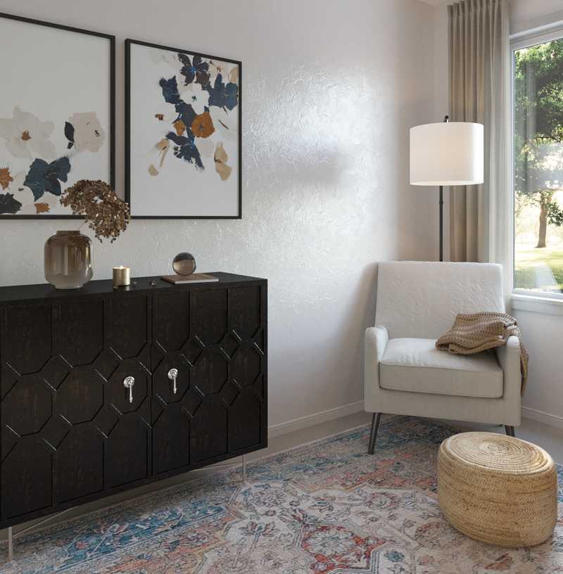 Modern, Farmhouse Office Design by Havenly Interior Designer Pamela