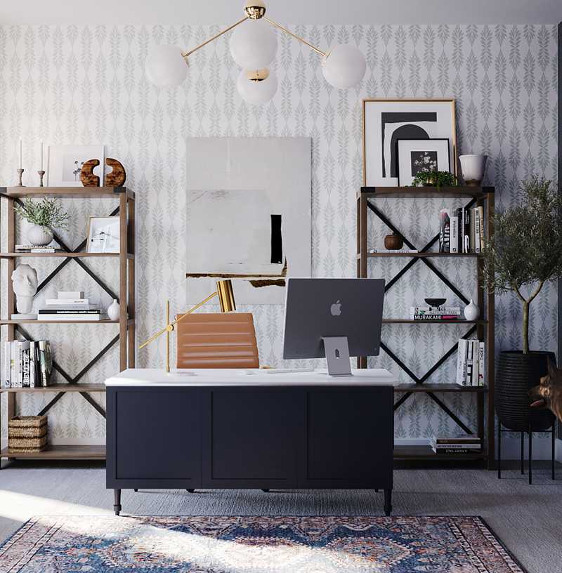 Global Office Design by Havenly Interior Designer Laura