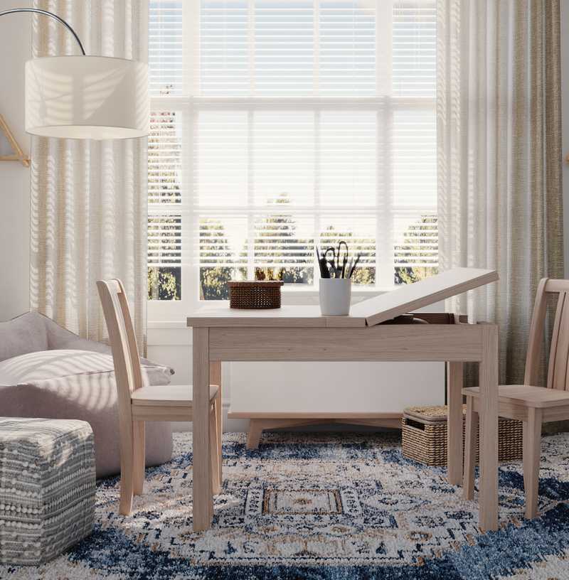 Contemporary, Classic, Traditional Playroom Design by Havenly Interior Designer AnnaMarie