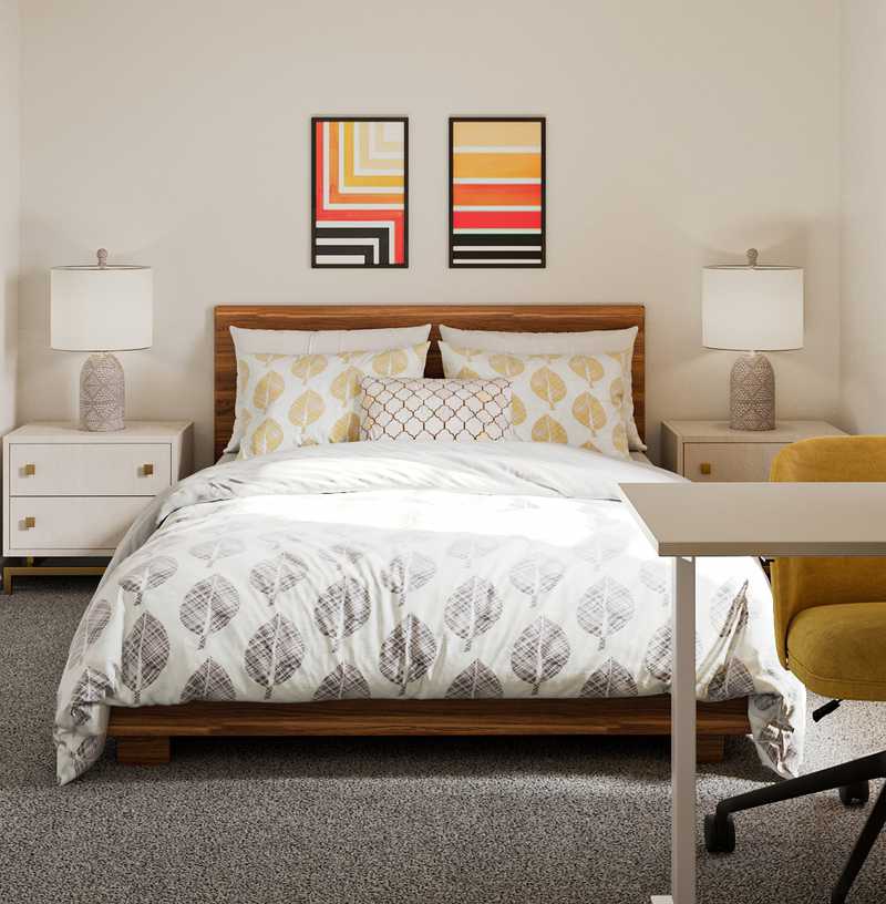 Classic, Bohemian, Classic Contemporary Bedroom Design by Havenly Interior Designer Alycia