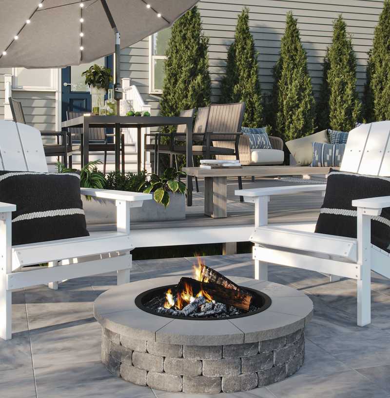 Classic Outdoor Space Design by Havenly Interior Designer Ingrid